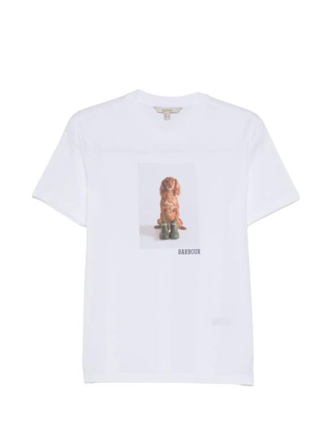 Barbour dog-print T-shirt - White - zdjęcie produktu nr 1