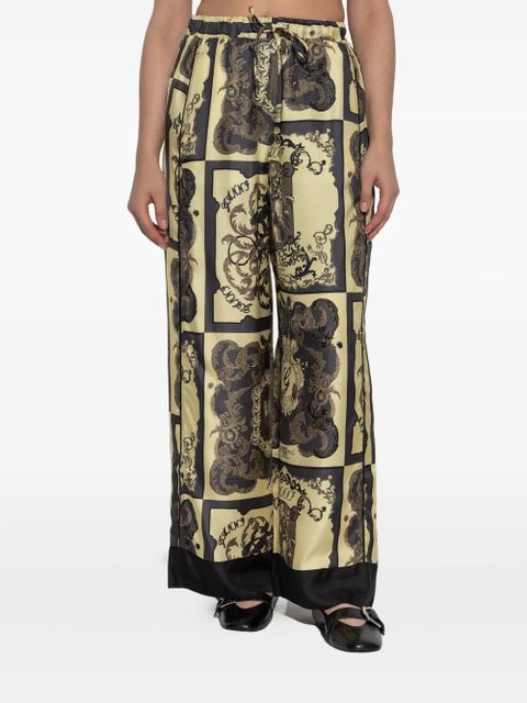 GANNI printed trousers - Gold - zdjęcie produktu nr 2