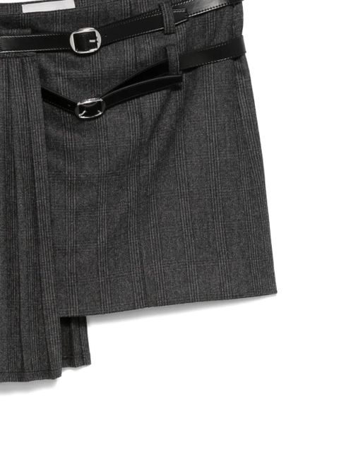 Coperni pleated belted skirt - Grey - zdjęcie produktu nr 2