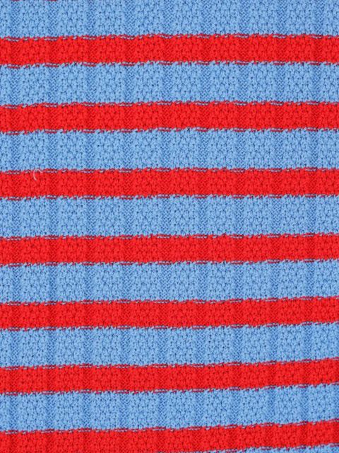 Valentino Garavani striped logo knitwear - Blue