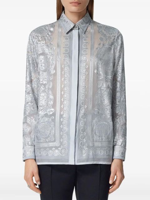 Versace La Coupe des Dieux devoré shirt - Grey
