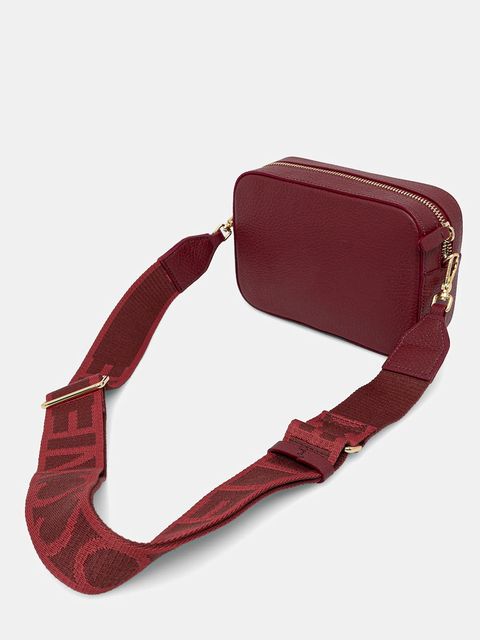 Coccinelle torebka skórzana kolor bordowy E5 MN5 55 I1 01