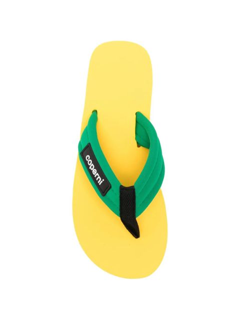 Coperni foam flip flops - Green