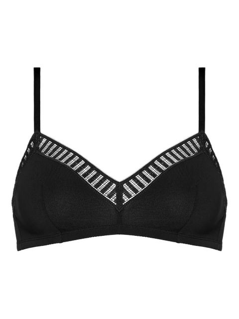 ERES Madeleine Graph wireless triangle bra - Black - zdjęcie produktu nr 1