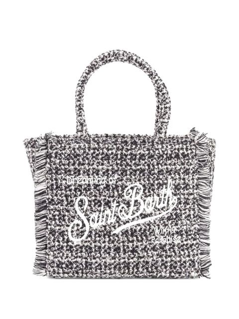 MC2 Saint Barth fringed-detail tote bag - Black - zdjęcie produktu nr 1