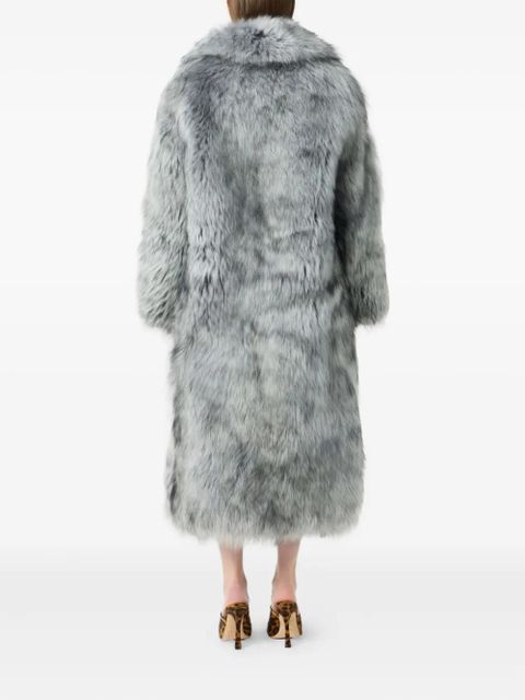 Blumarine long fur coat - Grey