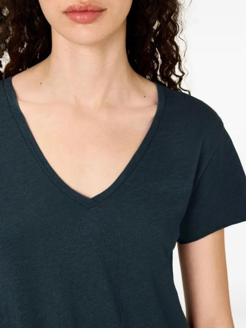 American Vintage Jacksonville V-neck T-shirt - Blue