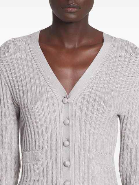 Lanvin V-neck cardigan - Grey
