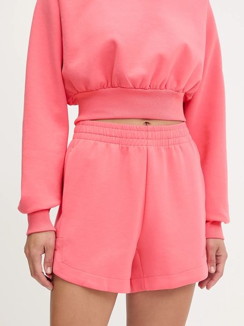 adidas szorty All SZN damskie kolor pomarańczowy gładkie high waist KD9767 - zdjęcie produktu nr 1