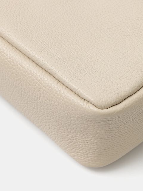 Answear.LAB torebka skórzana kolor beżowy