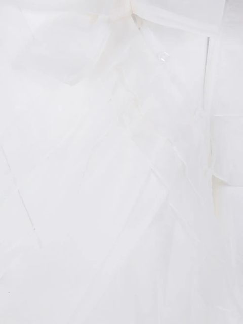 Simone Rocha ruffled silk dress - White
