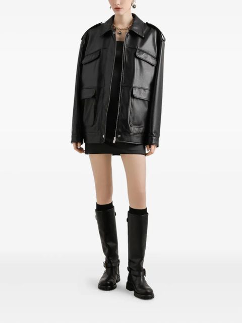 Dolce & Gabbana satin slip dress - Black