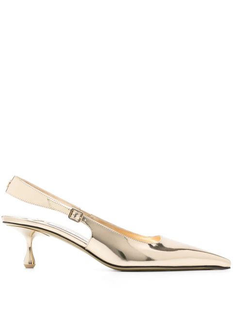 Jimmy Choo 50mm Amel pumps - Gold - zdjęcie produktu nr 1