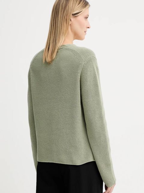 Marc O'Polo kardigan bawełniany damski kolor zielony 506605961069