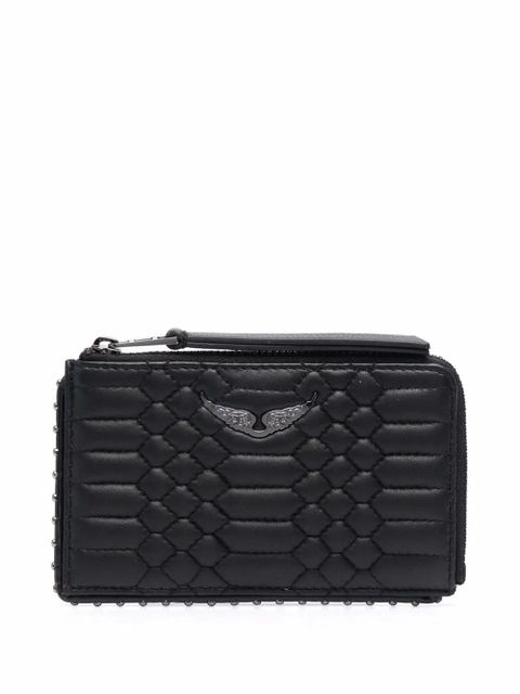 Zadig&Voltaire quilted leather wallet - Black - zdjęcie produktu nr 1