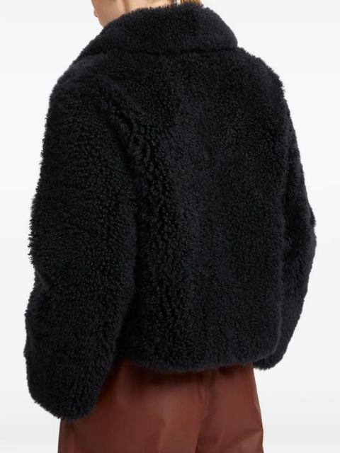 Yves Salomon turtleneck jacket - Blue