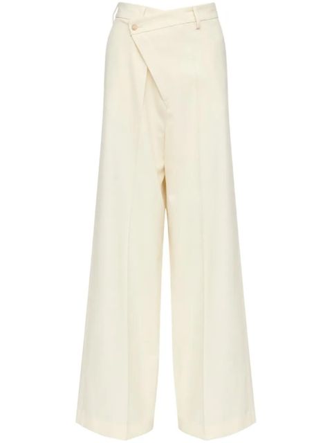 MM6 Maison Margiela off-centre trousers - Neutrals - zdjęcie produktu nr 1