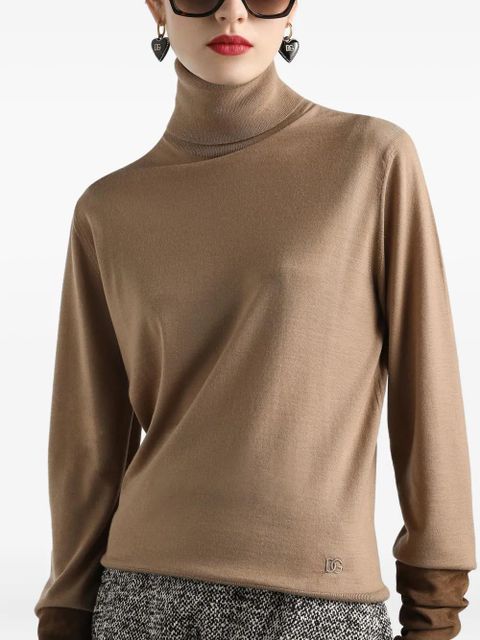 Dolce & Gabbana turtleneck sweater - Brown
