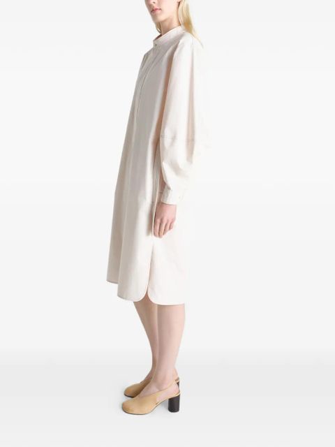 LEMAIRE belted shirt dress - Neutrals