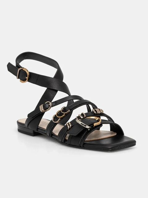 Pinko sandały skórzane Marli damskie kolor czarny SD0317 P001 Z99 - zdjęcie produktu nr 1