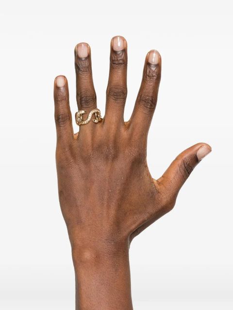 Swarovski Dextera open round-cut ring - Gold - zdjęcie produktu nr 2