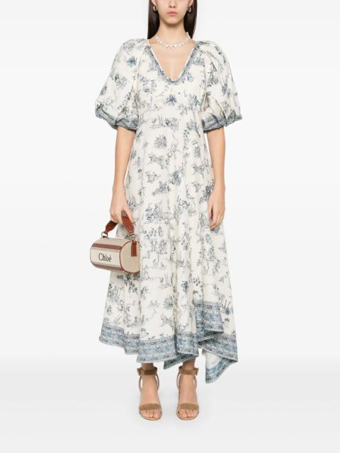 ALEMAIS Casa midi dress - Neutrals - zdjęcie produktu nr 2