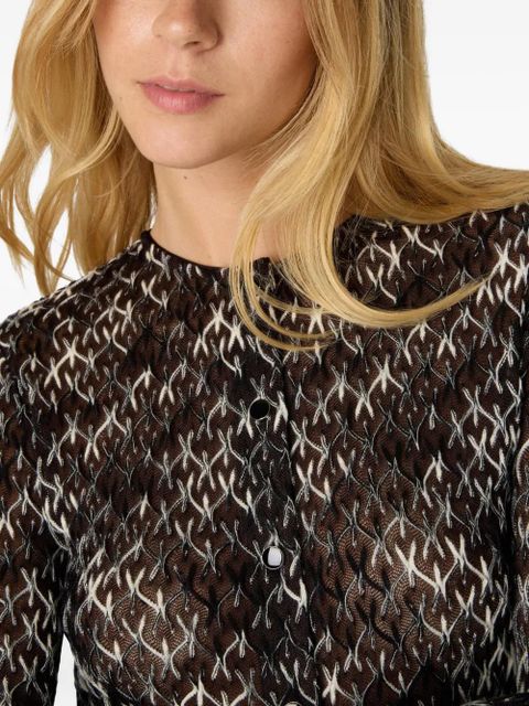 Missoni patterned cardigan - Brown