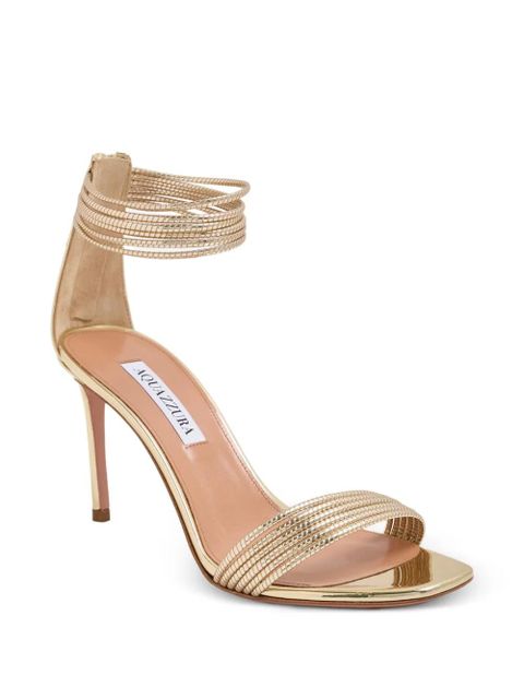 Aquazzura Sway metallic sandals - Gold - zdjęcie produktu nr 2