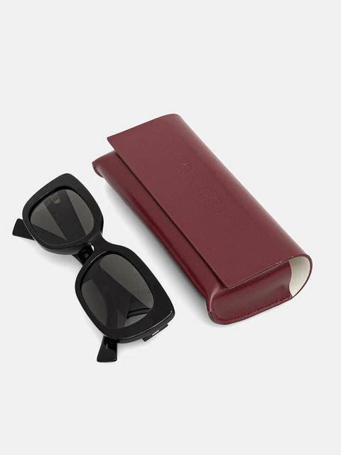 Gucci okulary przeciwsłoneczne damskie kolor czarny GG1979SK