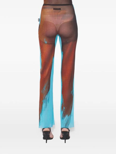 Jean Paul Gaultier Tennis elasticated-waist trousers - Brown