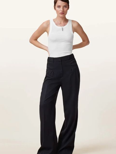 AllSaints top RINA damskie kolor biały W235JB