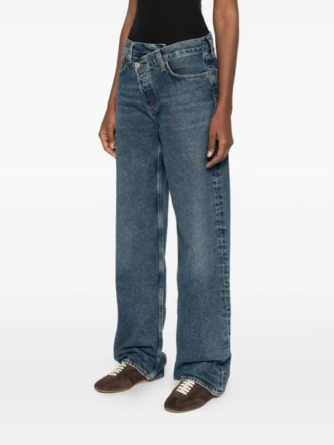 AGOLDE button-fastening jeans - Blue