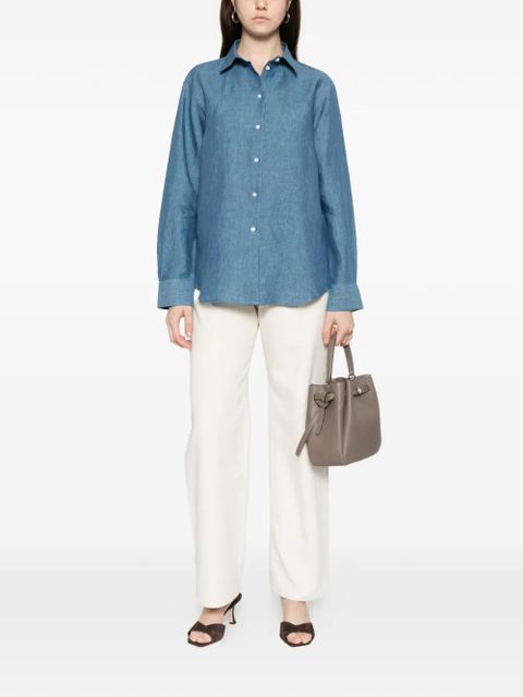 Róhe long-sleeve shirt - Blue