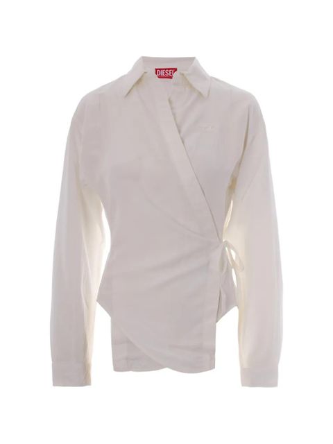 Diesel wrap-effect shirt - White - zdjęcie produktu nr 1