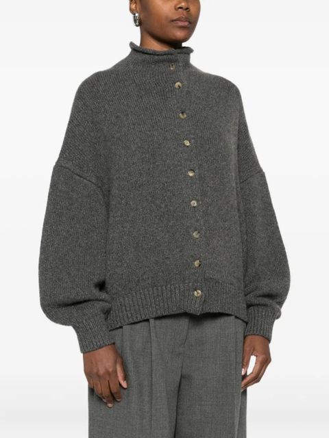 KHAITE buttoned cardigan - Grey