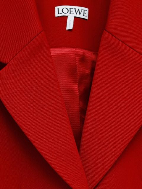 LOEWE flap pocket button jacket - Red