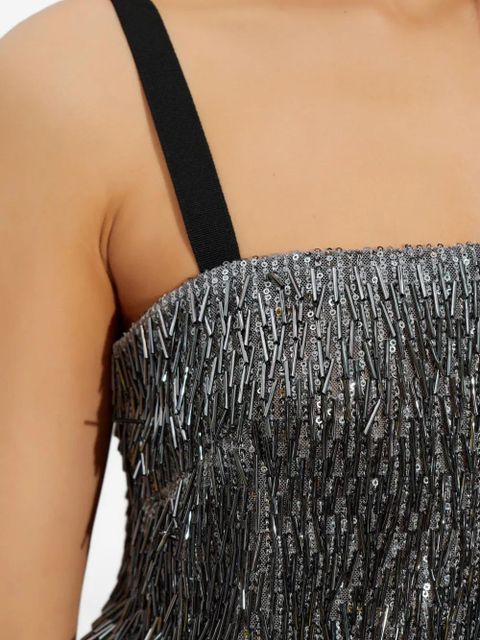 Dolce & Gabbana beaded strap dress - Grey