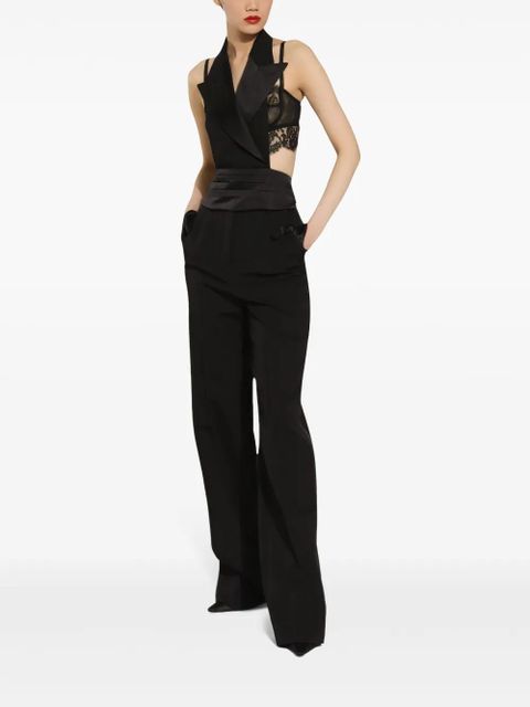 Dolce & Gabbana tailored gabardine trousers - Black