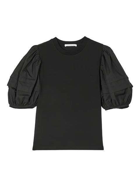 Cecilie Bahnsen puff-sleeve T-shirt - Black - zdjęcie produktu nr 1