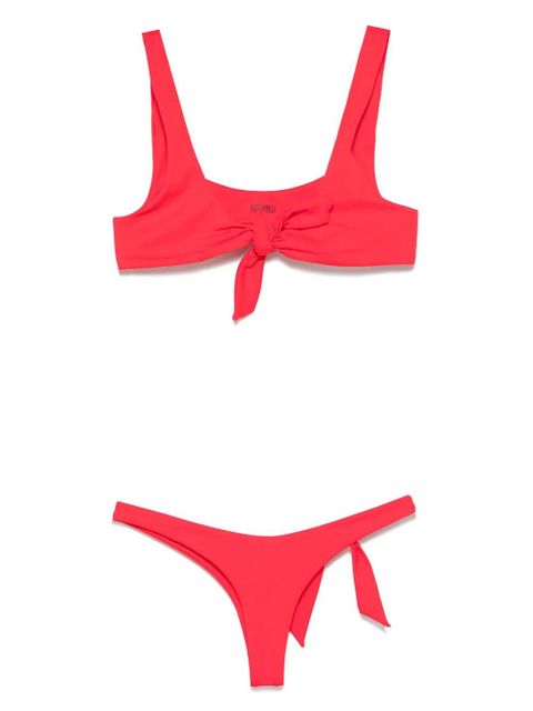 The Attico knot-detailed bikini - Red - zdjęcie produktu nr 1