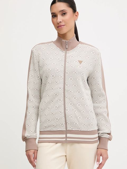 Guess bluza damska kolor beżowy wzorzysta V5BQ16 K1990 - zdjęcie produktu nr 1