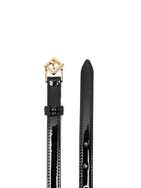 FENDI FF-buckle belt - Black