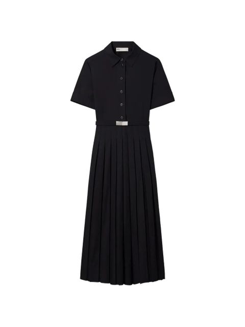 Tory Burch pleated poplin shirtdress - Black - zdjęcie produktu nr 1