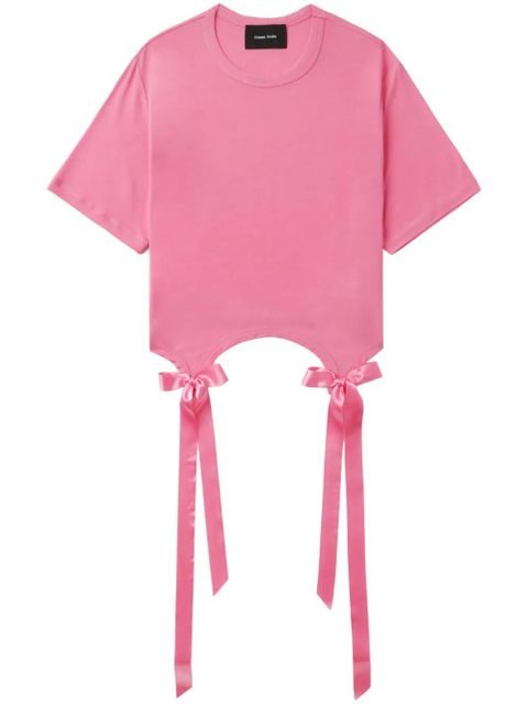 Simone Rocha Bow Tail Easy top - Pink - zdjęcie produktu nr 1