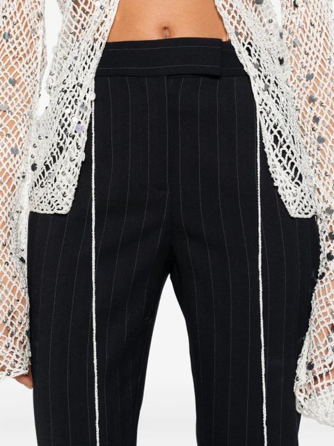 PINKO pinstripe trousers - Black