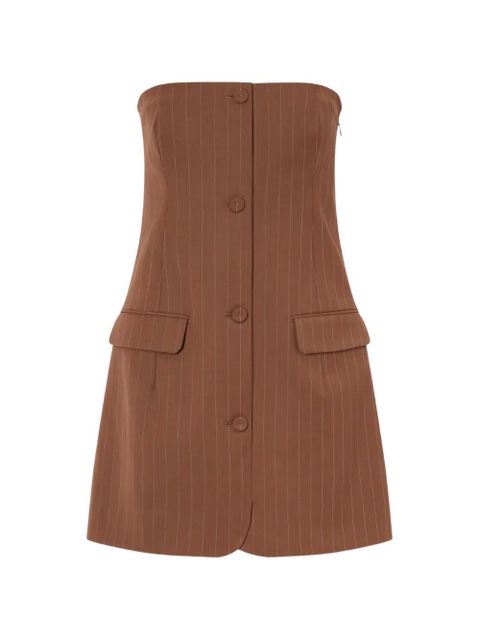 Jean Paul Gaultier striped mini dress - Brown - zdjęcie produktu nr 1
