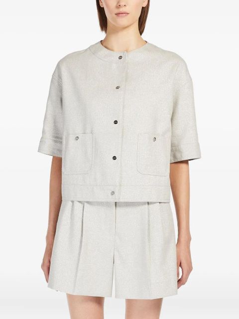 Max Mara short-sleeves jacket - Silver