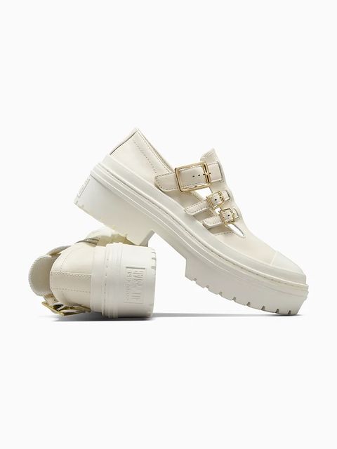 Converse półbuty skórzane Chuck Taylor All Star Lugged Heel MJ