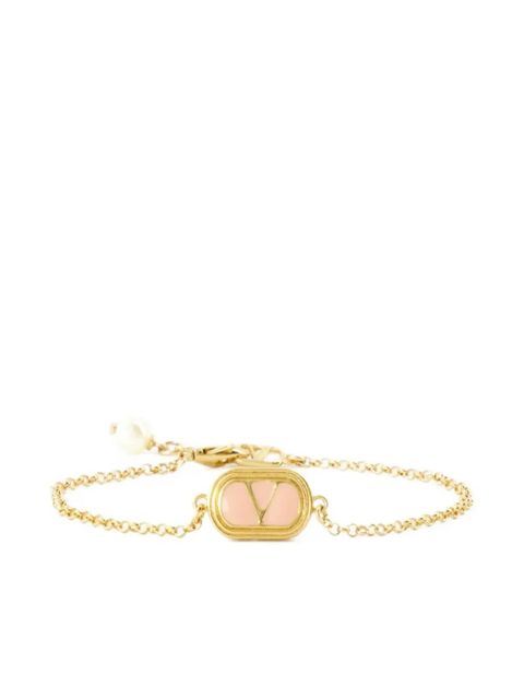 Valentino Garavani logo-detail bracelet - Gold - zdjęcie produktu nr 1