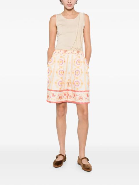TWINSET floral-embroidered shorts - Neutrals - zdjęcie produktu nr 2